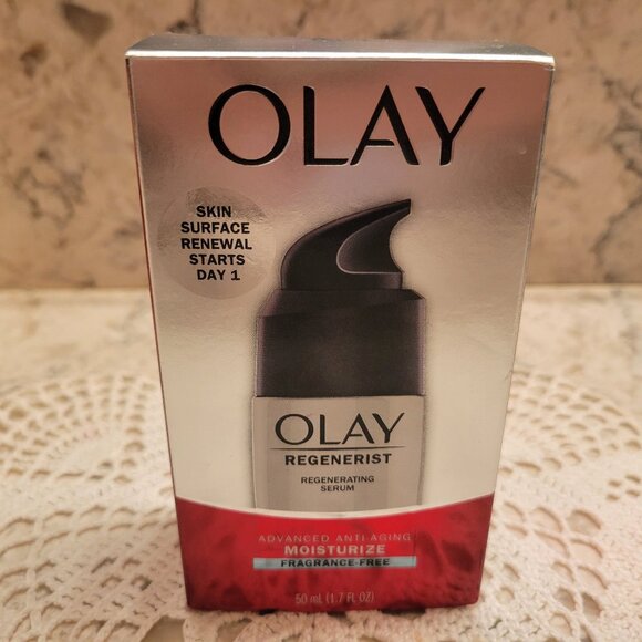 NEW OLAY REGENERIST REGENERATING SERUM MOISTURIZER FRAGRANCE FREE NIACINIMIDE - Picture 8 of 8